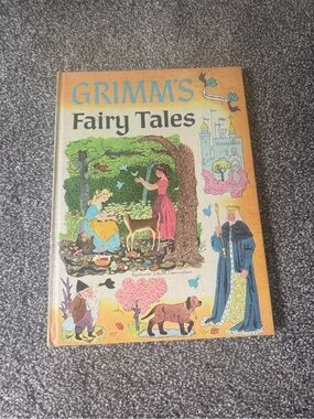Vintage Grimm’s Fairy Tales Hardcover Book